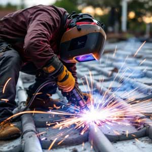 جوشکار سقف شیروانی در شمال تهران