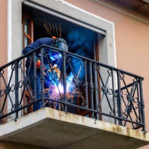 جوشکاری نرده تراس و بالکن در شمال تهران