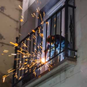 جوشکاری نرده تراس و بالکن در تهران