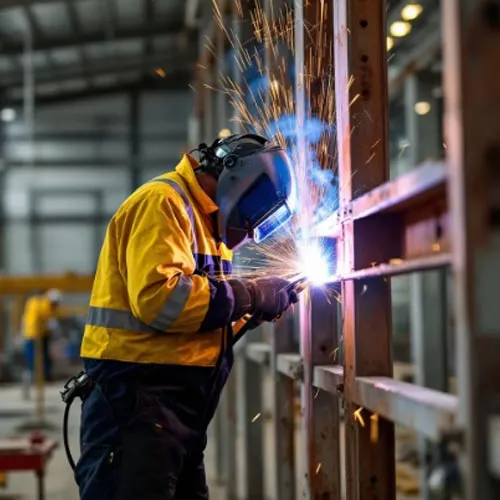 چالشها و راهکارهای جوشکاری در سازههای فولادی ساختمان ، نوع جوشکاری