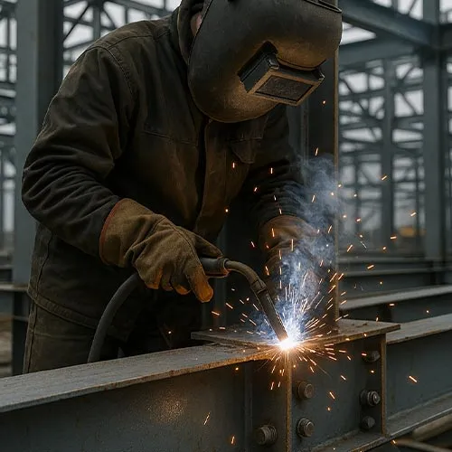CO₂‑Welding (MIG/MAG) در صنایع ساختمان و کشتیسازی