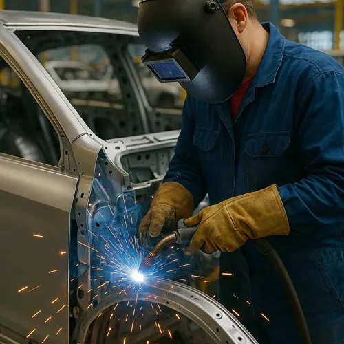 مقایسه جوش نقطه‌ای مقاومتی (Resistance Spot Welding) در ساخت بدنه خودرو با سایر روش ها