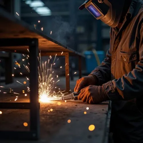 جوشکاری ساخت قفسه و شلف فلزی