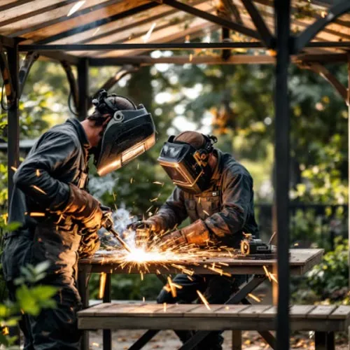 ساخت سایبان و آلاچیق فلزی در تهران