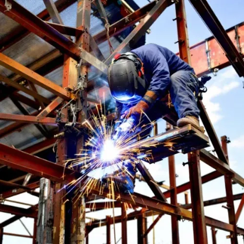 دمای جوشکاری اسکلت فلزی