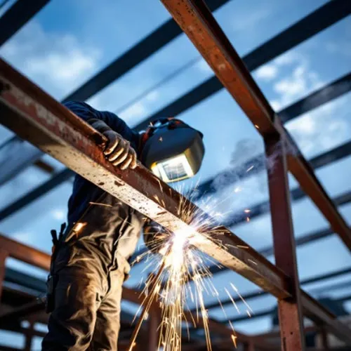 انواع مختلف جوشکاری اسکلت فلزی