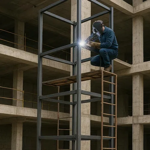جوشکاری اسکلت اسانسور در تهران