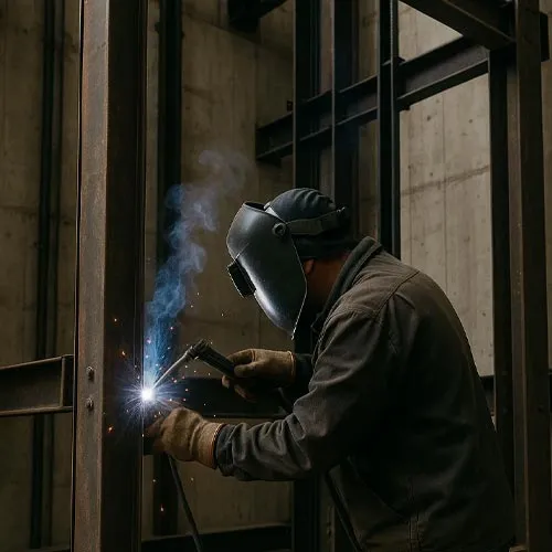 جوشکاری اسکلت اسانسور در تهران با تهران جوش