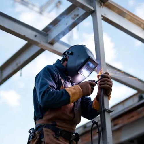 روش صحیح جوشکاری اسکلت ساختمان