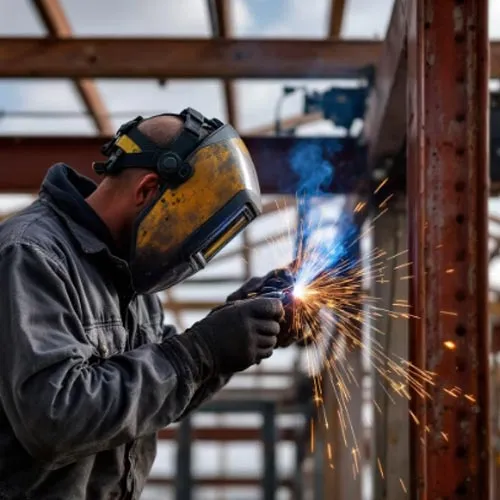 قیمت جوشکاری اسکلت فلزی کیلویی